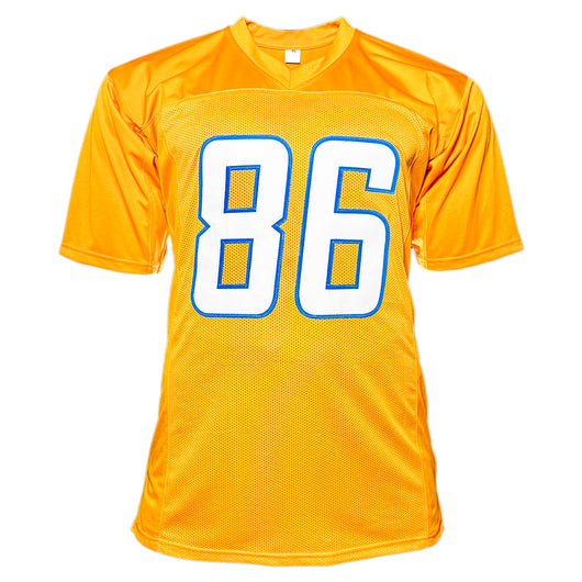 Oronde Gadsden Signed Los Angeles Yellow Football Jersey (Beckett)