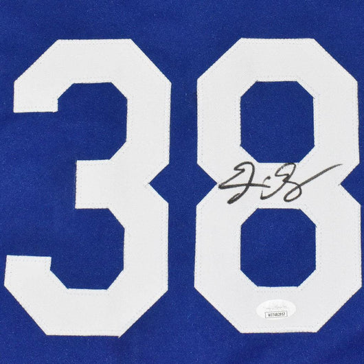 Eric Gagne Signed Los Angeles Blue Baseball Jersey (JSA)