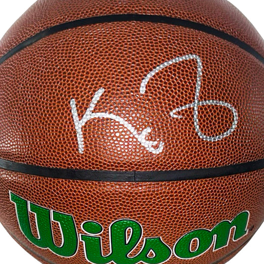 Kevin Garnett Signed Boston Celtics NBA Team Logo Basketball (JSA)