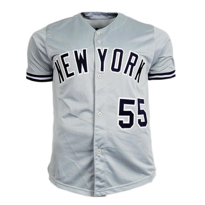 Domingo German Signed New York Grey Baseball Jersey (JSA)
