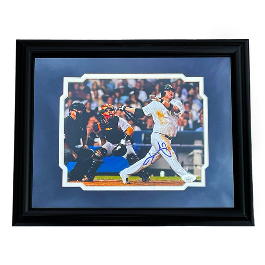 Jason Giambi Signed New York Pose 4 Baseball Framed 8x10 Photo (JSA)