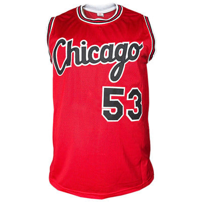 Artis Gilmore Signed A-Train Inscription Chicago Red Basketball Jersey (JSA)