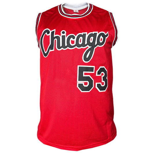 Artis Gilmore Signed A-Train Inscription Chicago Red Basketball Jersey (JSA)