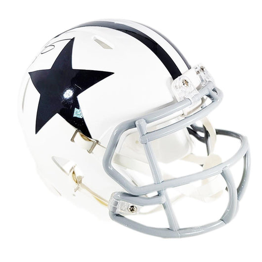 Stephon Gilmore Signed Dallas Cowboys Throwback 1960-63 Speed Mini Football Helmet (JSA)