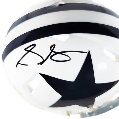 Stephon Gilmore Signed Dallas Cowboys Throwback 1960-63 Speed Mini Football Helmet (JSA)