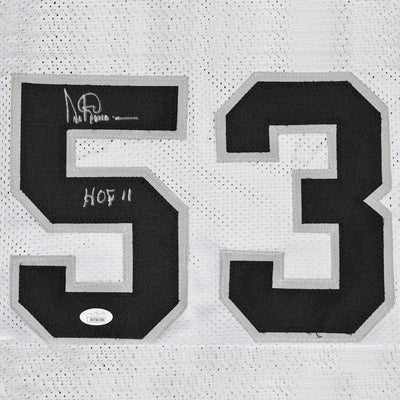 Artis Gilmore Signed HOF 11 Inscription San Antonio Pro White Basketball Jersey (Beckett)