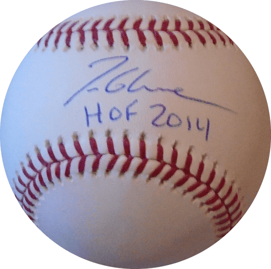 Tom Glavine Autographed Official Major League Baseball (JSA) HOF Inscription