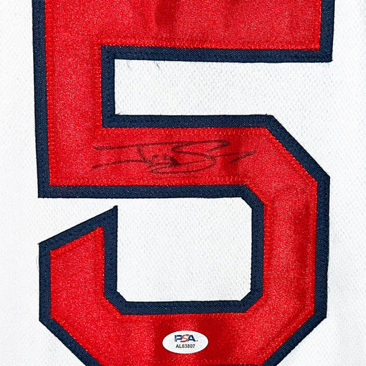 Jonny Gomes Signed Boston White Baseball Jersey (PSA)