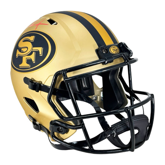 Frank Gore Signed San Francisco 49ers Rave Full-Size Replica Football Helmet (Beckett)