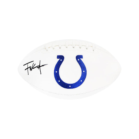 Frank Gore Signed Indianapolis Colts Official NFL Team Logo Football (JSA)