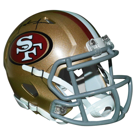 Frank Gore Signed San Francisco 49ers Mini Speed Football Helmet (Beckett)