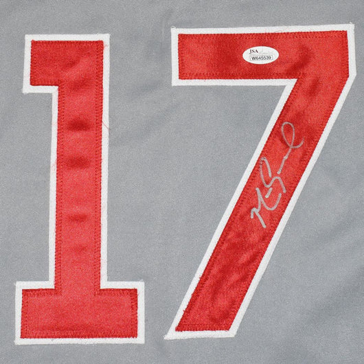 Mark Grace Signed Chicago Pro Grey Baseball Jersey (JSA)