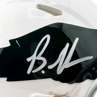 Brandon Graham Signed Philadelphia Eagles 1969-73 Throwback Speed Mini Football Helmet (JSA)