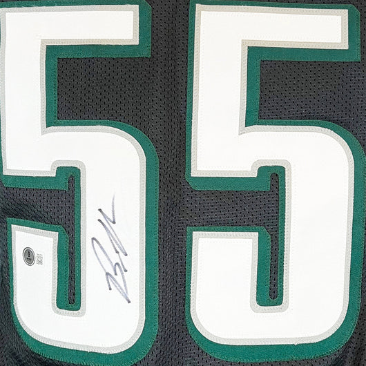 Brandon Graham Signed Philadelphia Black Football Jersey (JSA)