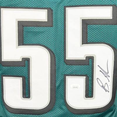 Brandon Graham Signed Philadelphia Green Football Jersey (Beckett)