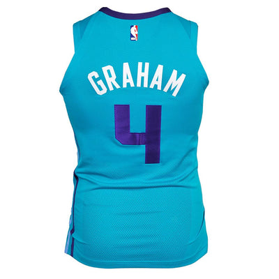 Devonte Graham Signed 2x Insc Charlotte Hornets NBA Authentic Jersey (JSA)