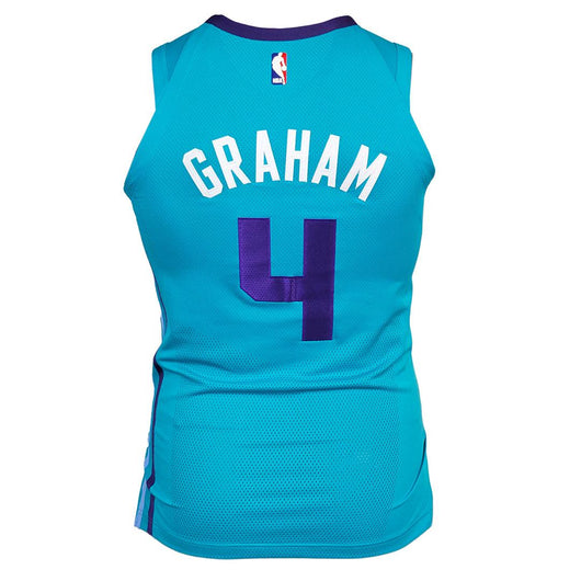 Devonte Graham Signed 2x Insc Charlotte Hornets NBA Authentic Jersey (JSA)