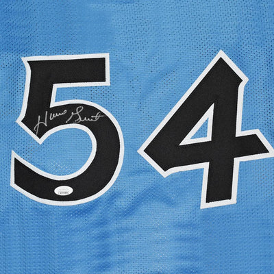 Horace Grant Signed Orlando Light Blue Basketball Jersey (JSA)