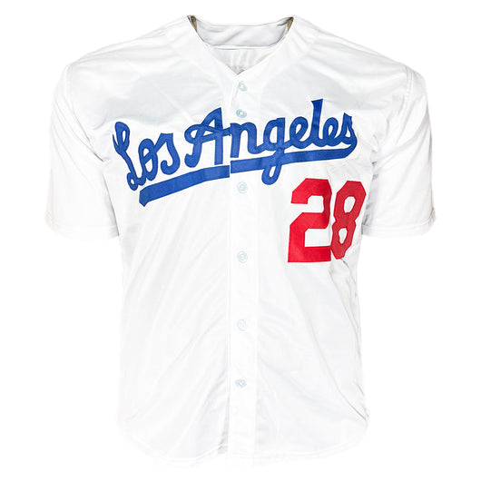 Pedro Guerrero Signed Los Angeles White Baseball Jersey (Beckett)