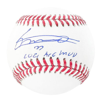 Vladimir Guerrero Jr Signed 2021 ASG MVP Inscription Rawlings Official Major League Baseball (JSA)