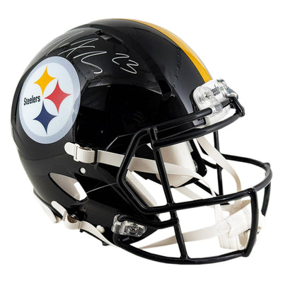 Joe Haden Signed Pittsburgh Steelers Authentic Speed Full-Size Football Helmet (JSA)