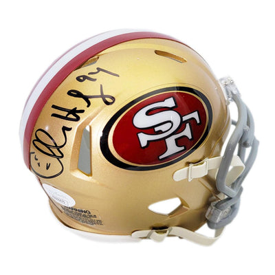 Charles Haley Signed San Francisco 49ers Speed Mini Football Helmet (JSA)