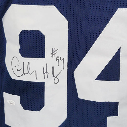 Charles Haley Signed Dallas Thanksgiving Football Jersey (JSA)