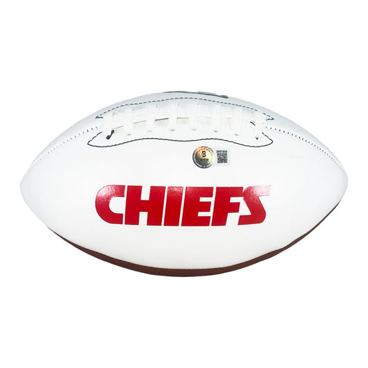 Tamba Hali Signed Kansas City Chiefs Official NFL Team Logo Football (JSA)