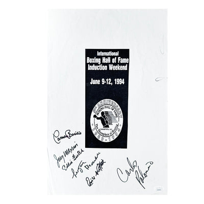 Hall of Fame Boxers Signed Boxing 11x17 Photo (JSA)