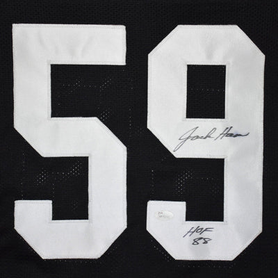 Jack Ham Signed HOF 88 Pittsburgh Black Football Jersey (JSA)