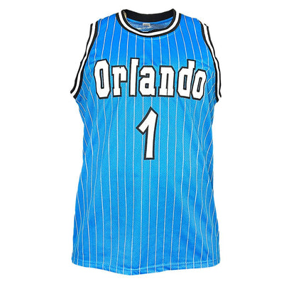 Anfernee Penny Hardaway Signed Orlando Light Blue Basketball Jersey (Beckett)