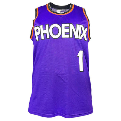 Anfernee Penny Hardaway Signed Phoenix Purple Basketball Jersey (Beckett)