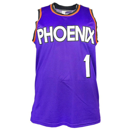 Anfernee Penny Hardaway Signed Phoenix Purple Basketball Jersey (Beckett)