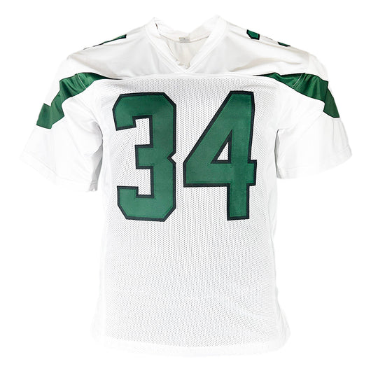 Justin Hardee Sr Signed New York White Football Jersey (Tristar)