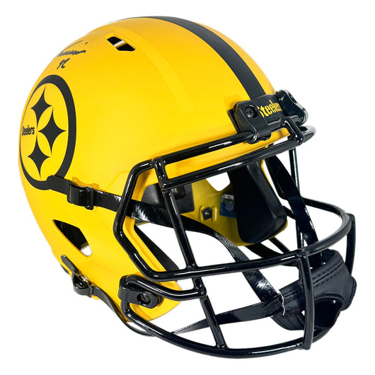 James Harrison Signed Pittsburgh Steelers Rave Full-Size Replica Football Helmet (Beckett)