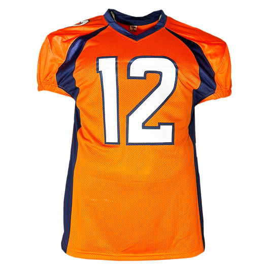 RJ Harvey Signed Denver Orange Game Style Football Jersey (JSA)