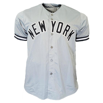 Charlie Hayes Signed New York Grey Baseball Jersey (JSA)
