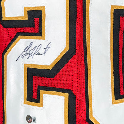 Garrison Hearst Signed San Francisco Red Football Jersey (Beckett)