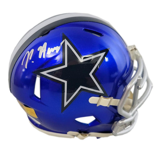 Peyton Hendershot Signed Dallas Cowboys Flash Speed Mini Replica Football Helmet (JSA)