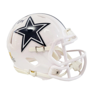 Peyton Hendershot Signed Dallas Cowboys Alternate Speed Mini Replica Football Helmet (JSA)