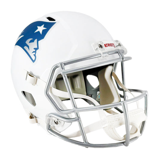 TreVeyon Henderson Signed New England Patriots Rivalries Speed Full-Size Replica Football Helmet (JSA)