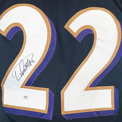 Derrick Henry Signed Baltimore Black Game Style Football Jersey (PSA)