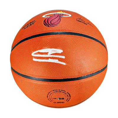 Tyler Herro Signed Wilson NBA Team Logo Basketball (JSA)