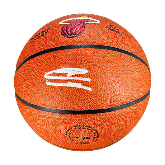 Tyler Herro Signed Wilson NBA Team Logo Basketball (JSA)