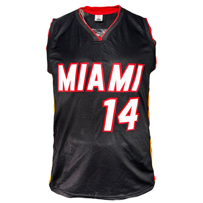 Tyler Herro Signed Miami Black Basketball Jersey (JSA)