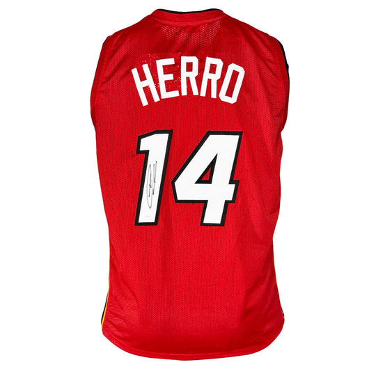 Tyler Herro Signed Miami Red Basketball Jersey (JSA)