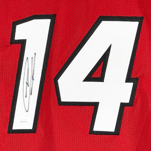 Tyler Herro Signed Miami Red Basketball Jersey (JSA)