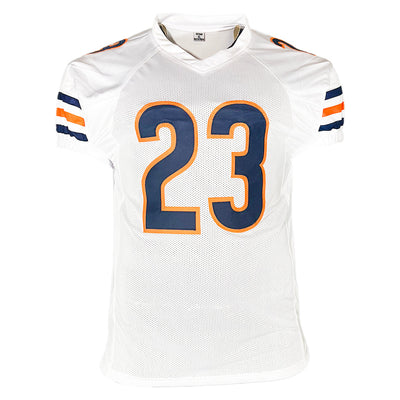 Devin Hester Signed Chicago White Game Style Football Jersey (JSA)