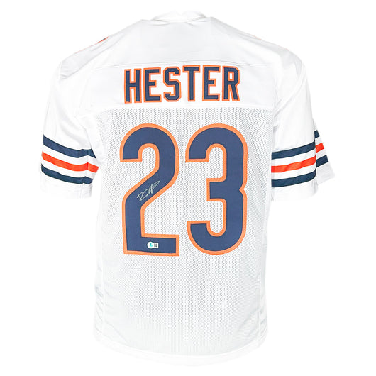 Devin Hester Signed Chicago White Football Jersey (JSA)