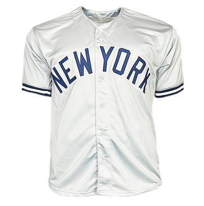 Kyle Higashioka Signed New York Grey Baseball Jersey (JSA)